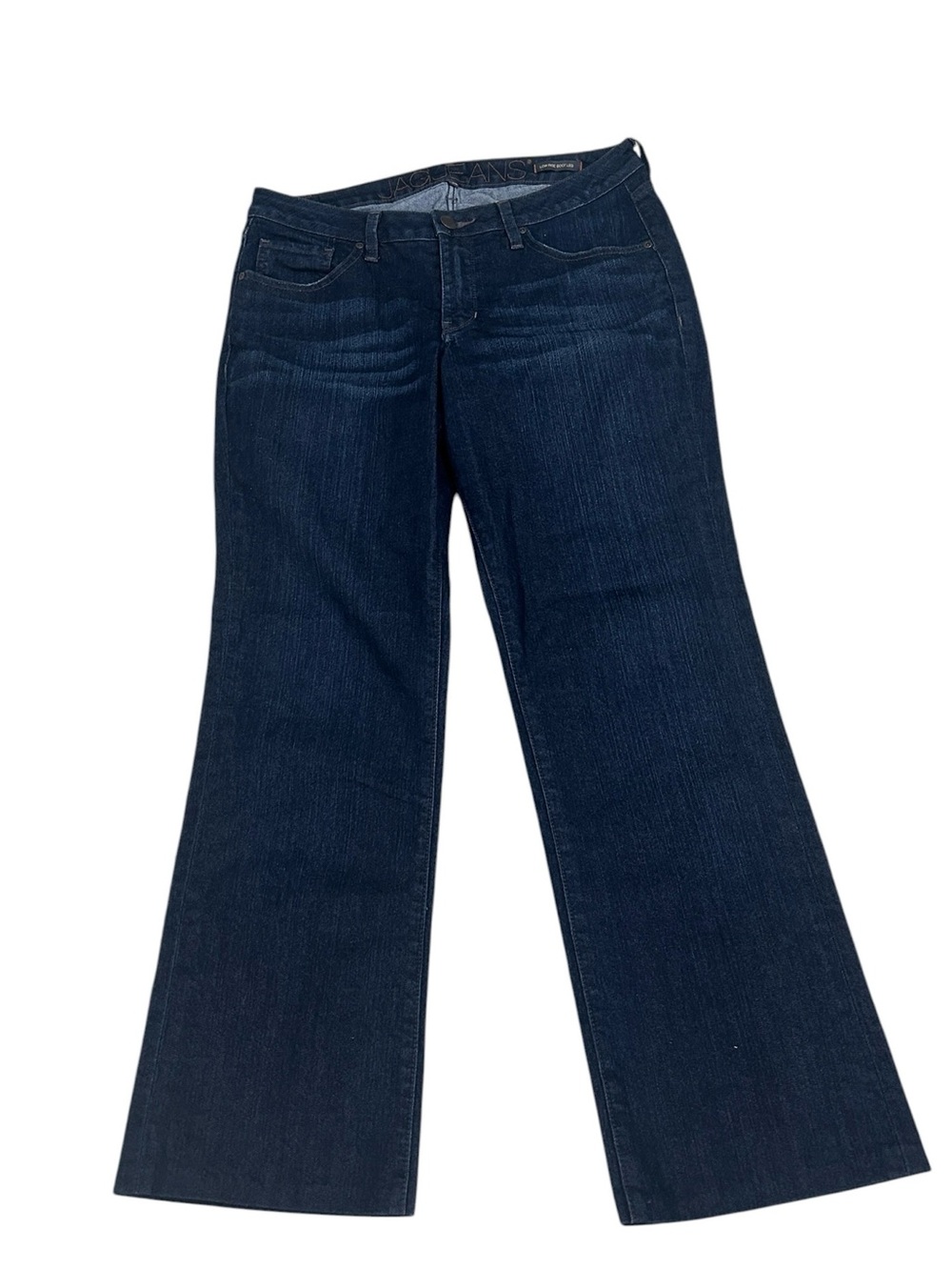 Jag Jeans Dark Indigo whiskered low rise bootcut Jeans size 14